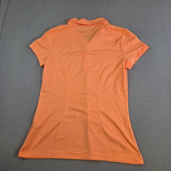 Nike Golf Women’s Dri-Fit Polo Shirt Orange Performance Top Size M NWT - Picture 2 of 16